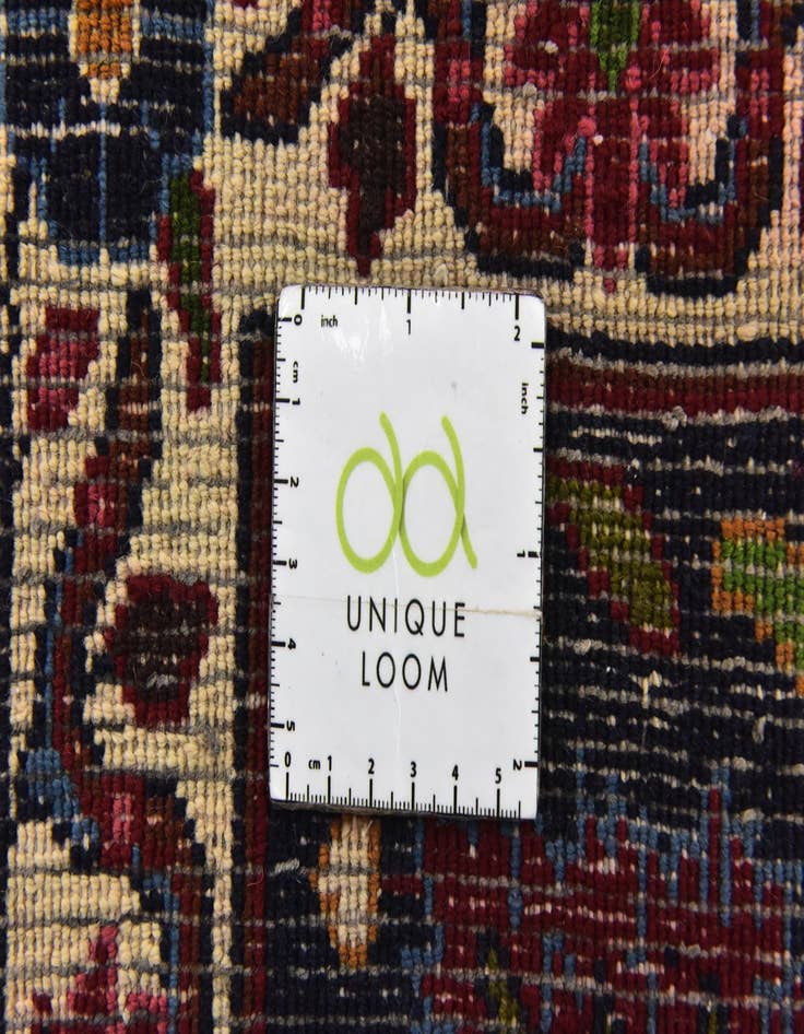 Detail image of  9' 6 x 13' 3  Hand Knotted Mashad Persian Wool Rug