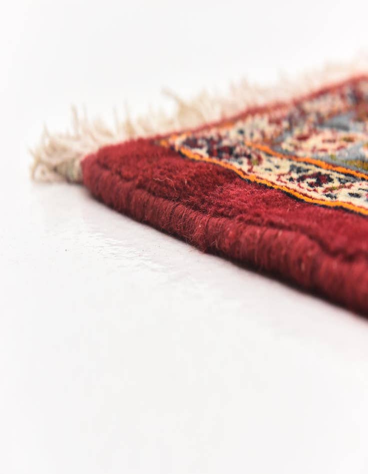 Detail image of  9' 9 x 12' 9  Hand Knotted Mashad Persian Wool Rug