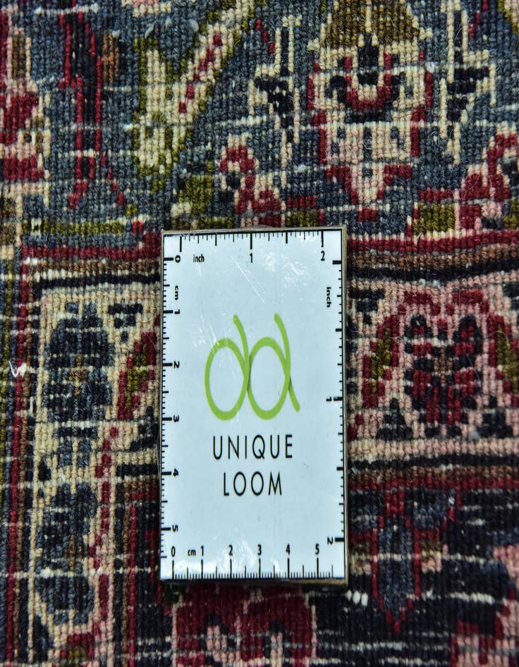 Detail image of  9' 7 x 12' 8  Hand Knotted Mashad Persian Wool Rug