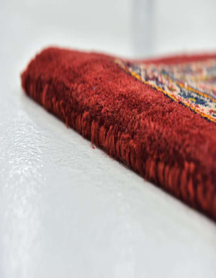 Detail image of  9' 9 x 12' 8  Hand Knotted Mashad Persian Wool Rug