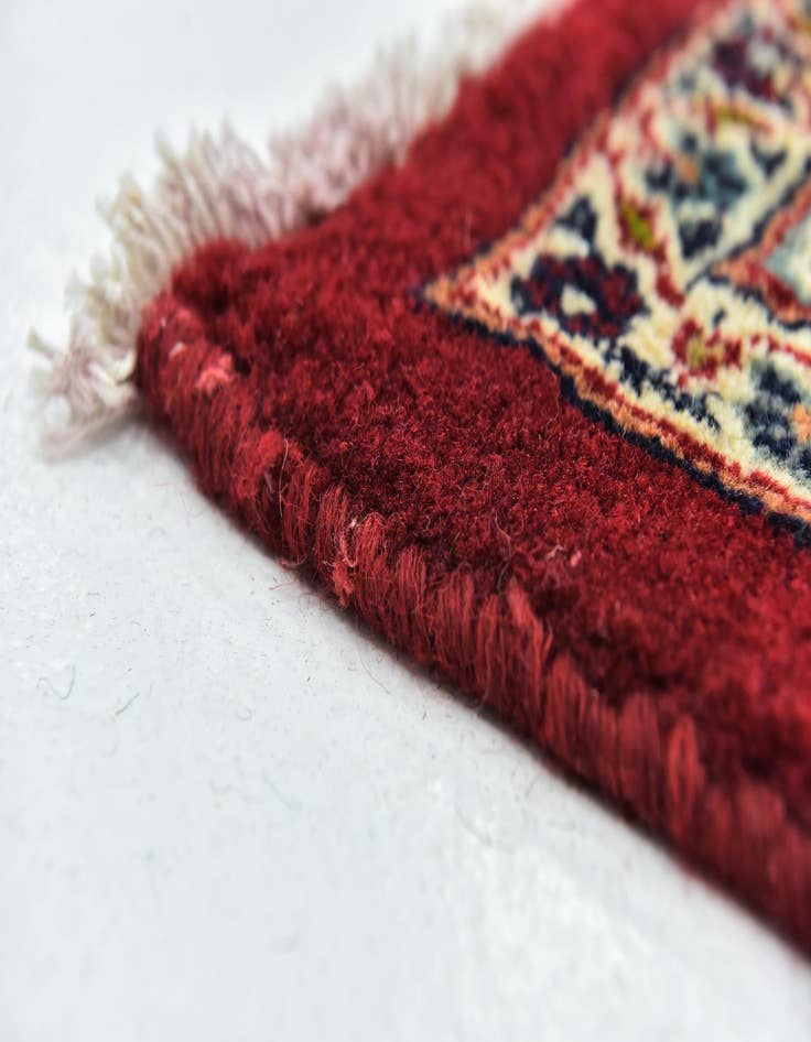 Detail image of  9' 8 x 12' 9  Hand Knotted Mashad Persian Wool Rug