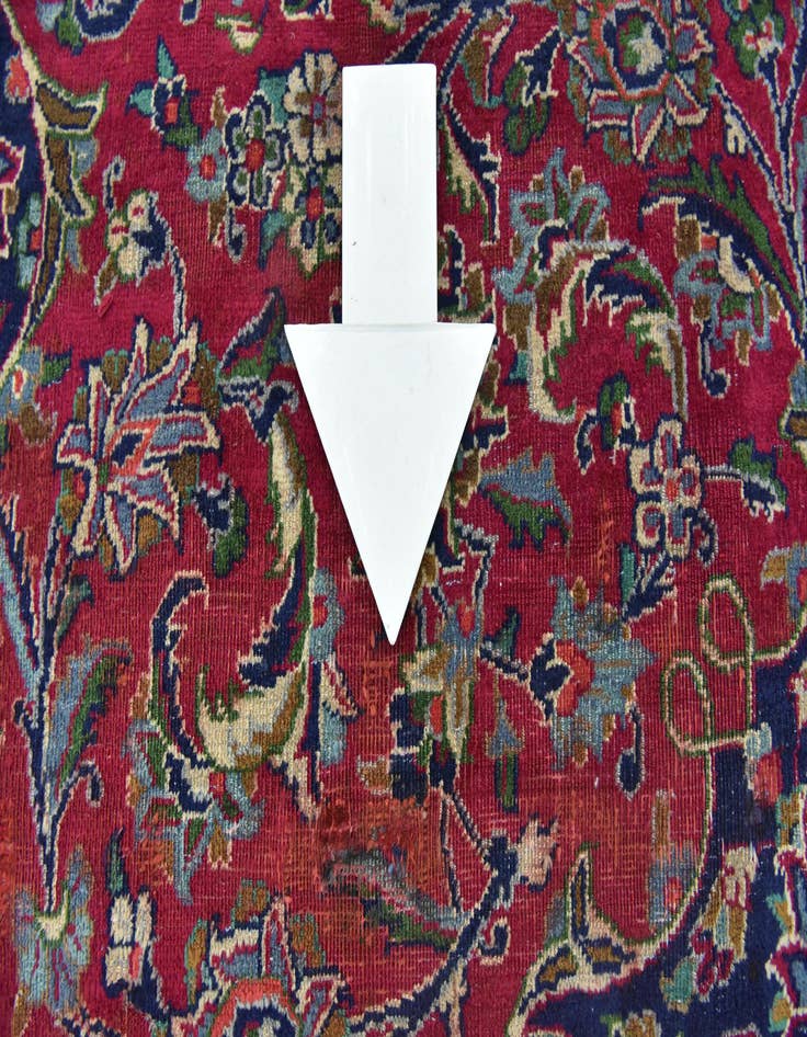 Detail image of  10' x 13'  Hand Knotted Mashad Persian Wool Rug