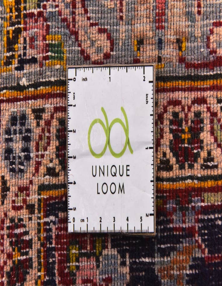 Detail image of  9' 10 x 13' 6  Hand Knotted Mashad Persian Wool Rug