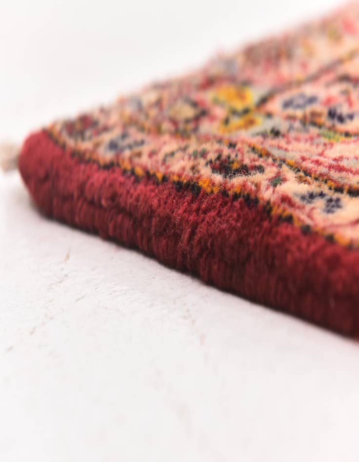 Detail image of  9' 10 x 13' 6  Hand Knotted Mashad Persian Wool Rug