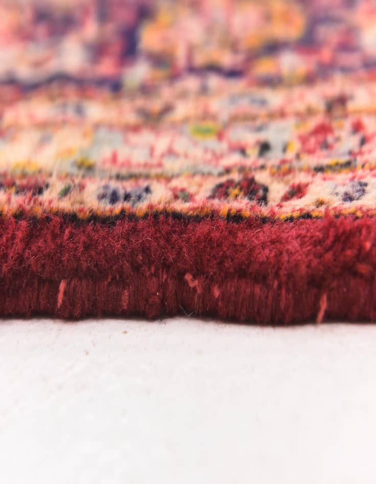 Detail image of  9' 10 x 13' 6  Hand Knotted Mashad Persian Wool Rug