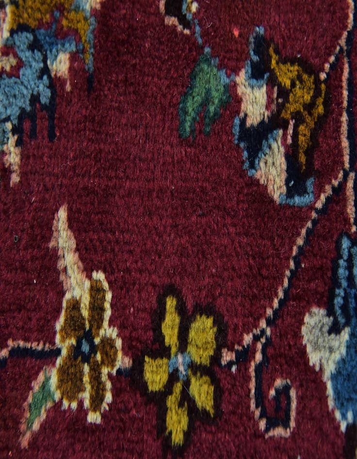 Detail image of  9' 8 x 13'  Hand Knotted Mashad Persian Wool Rug