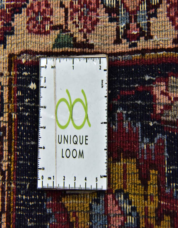 Detail image of  9' 8 x 13'  Hand Knotted Mashad Persian Wool Rug