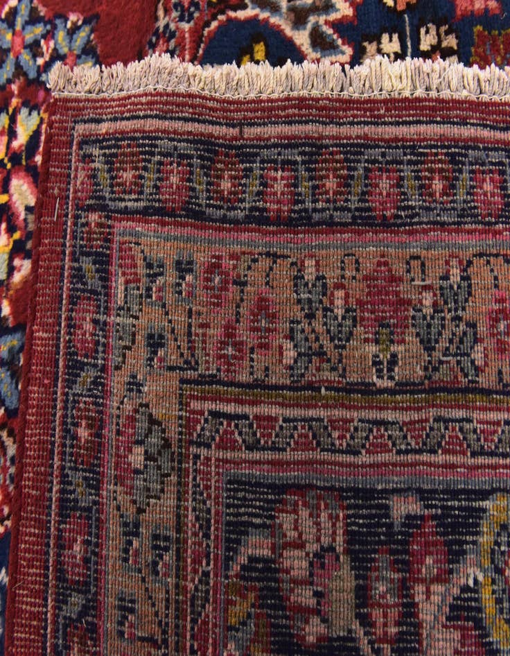 Detail image of  9' 8 x 12' 8  Hand Knotted Mashad Persian Wool Rug