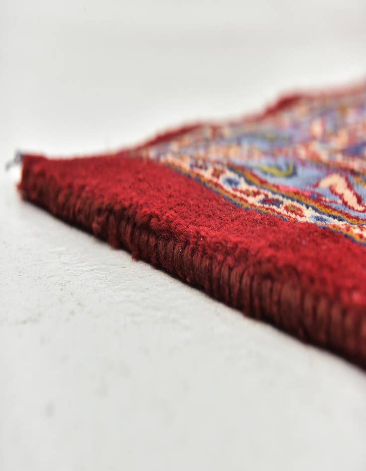 Detail image of  9' 6 x 12' 4  Hand Knotted Mashad Persian Wool Rug