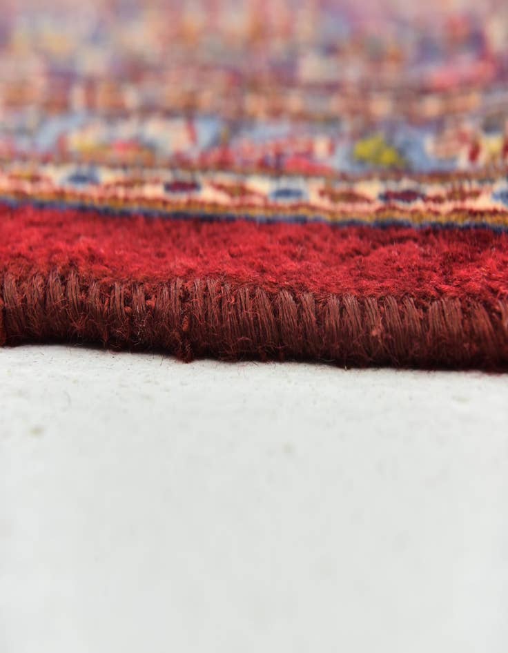 Detail image of  9' 6 x 12' 4  Hand Knotted Mashad Persian Wool Rug