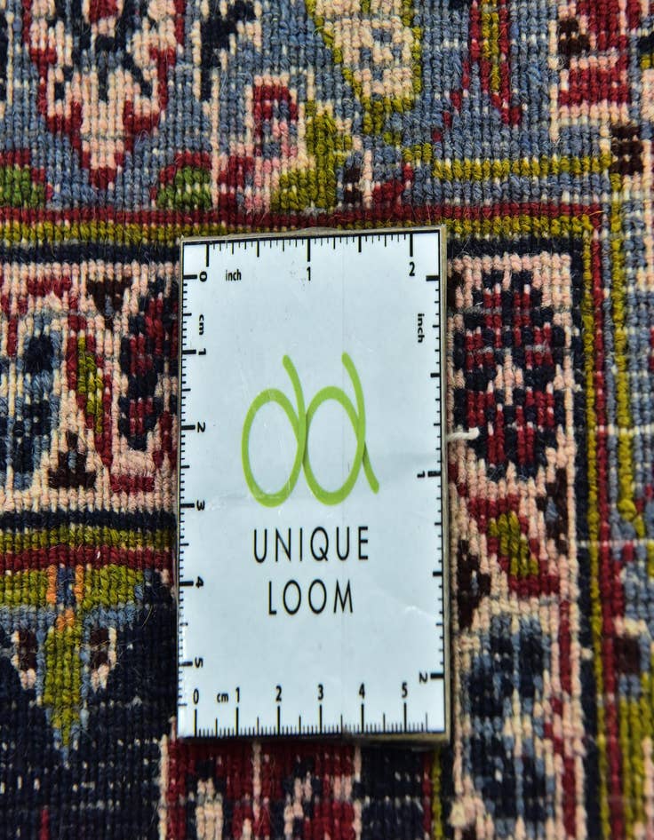 Detail image of  9' 6 x 12' 7  Hand Knotted Mashad Persian Wool Rug