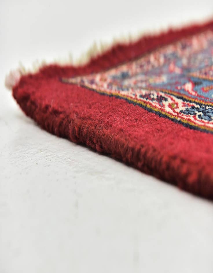 Detail image of  9' 9 x 12' 7  Hand Knotted Mashad Persian Wool Rug