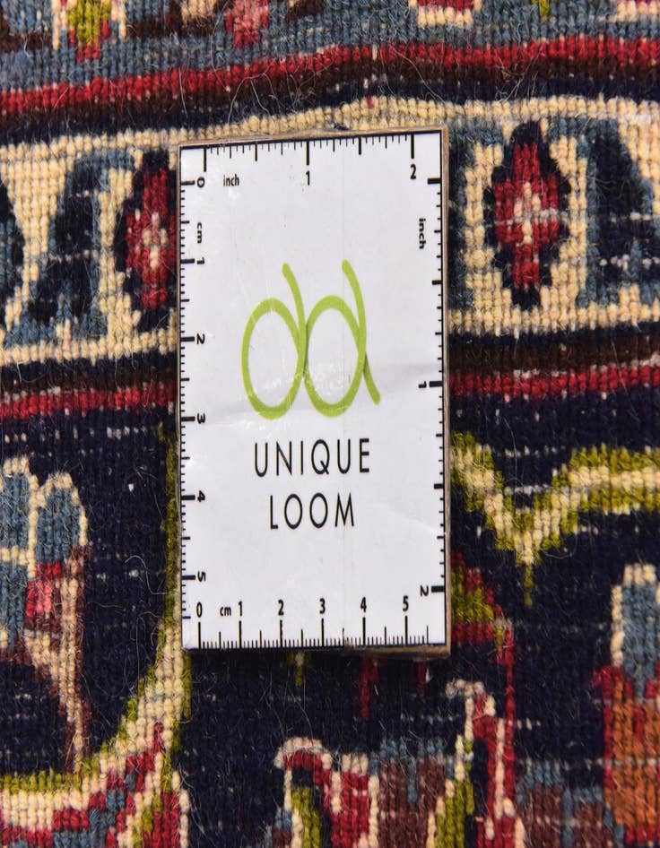 Detail image of  9' 9 x 12' 8  Hand Knotted Mashad Persian Wool Rug