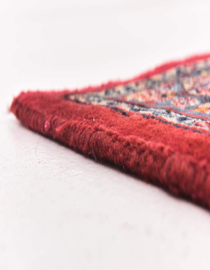 Detail image of  9' 9 x 12' 8  Hand Knotted Mashad Persian Wool Rug