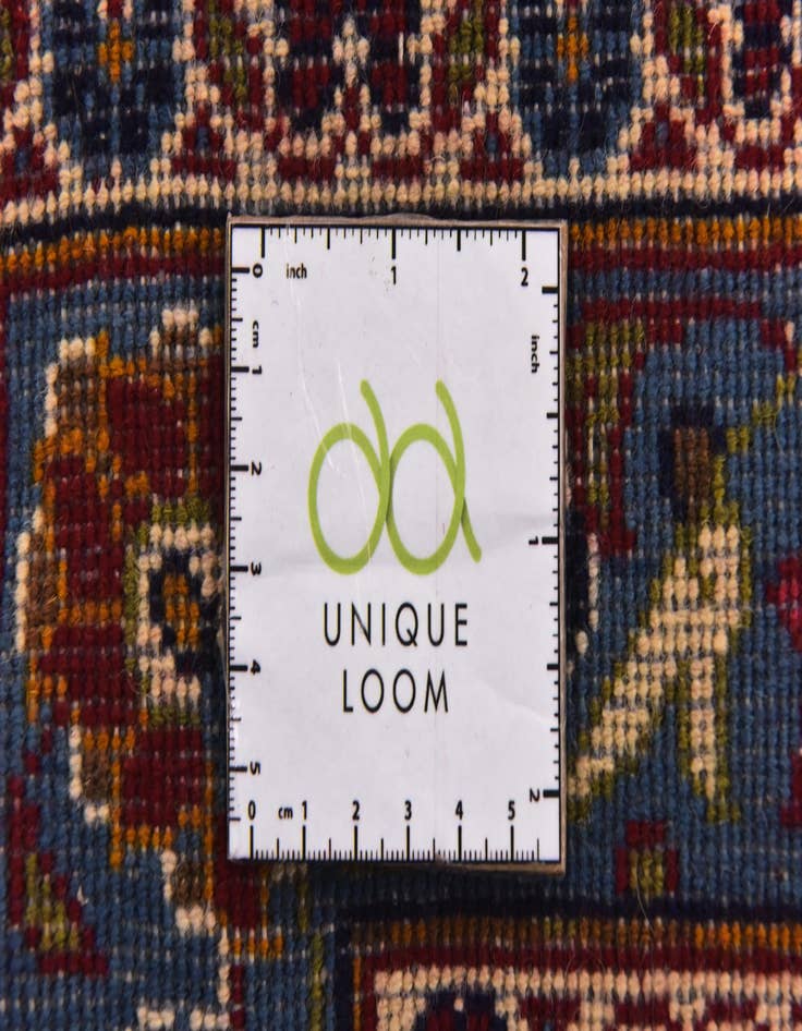 Detail image of 9' 9 x 12' 10 Hand Knotted Mashad Persian Wool Rug