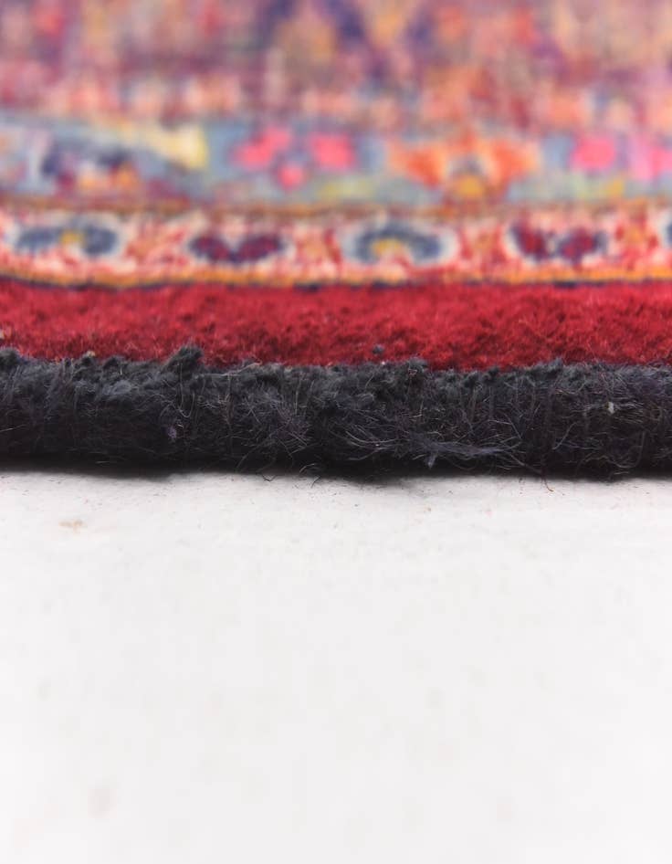 Detail image of 9' 9 x 12' 10 Hand Knotted Mashad Persian Wool Rug