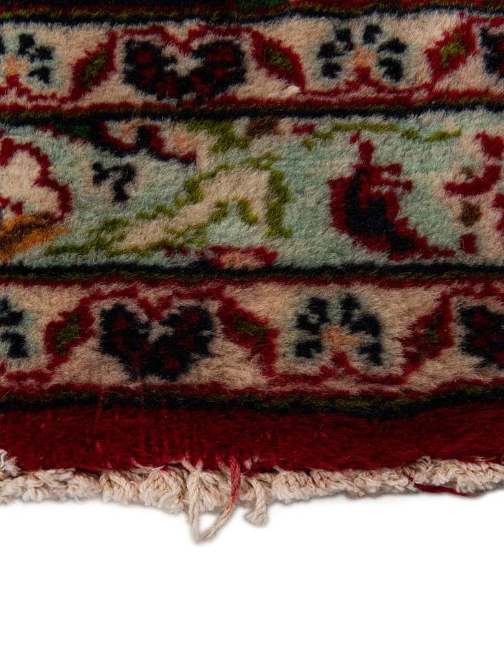 Detail image of  9' 10 x 12' 7  Hand Knotted Mashad Persian Wool Rug