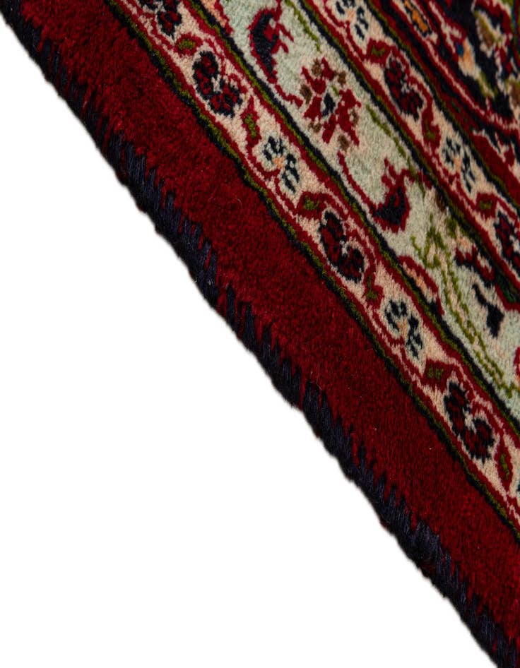 Detail image of  9' 10 x 12' 7  Hand Knotted Mashad Persian Wool Rug