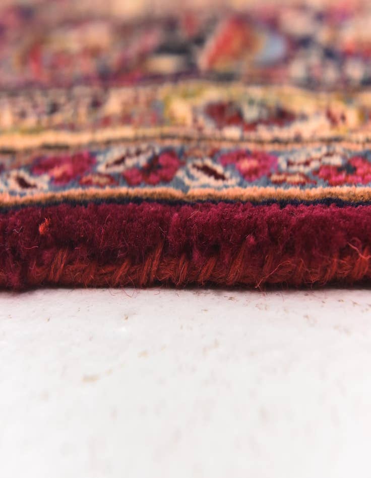 Detail image of  9' 8 x 13'  Hand Knotted Mashad Persian Wool Rug