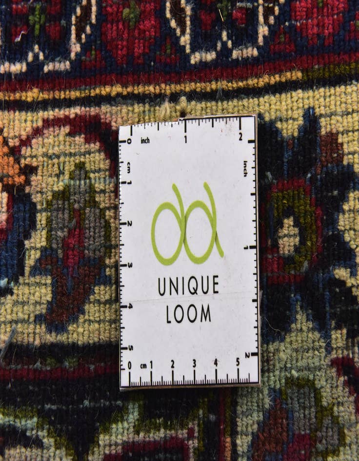 Detail image of  9' 9 x 12' 8  Hand Knotted Mashad Persian Wool Rug