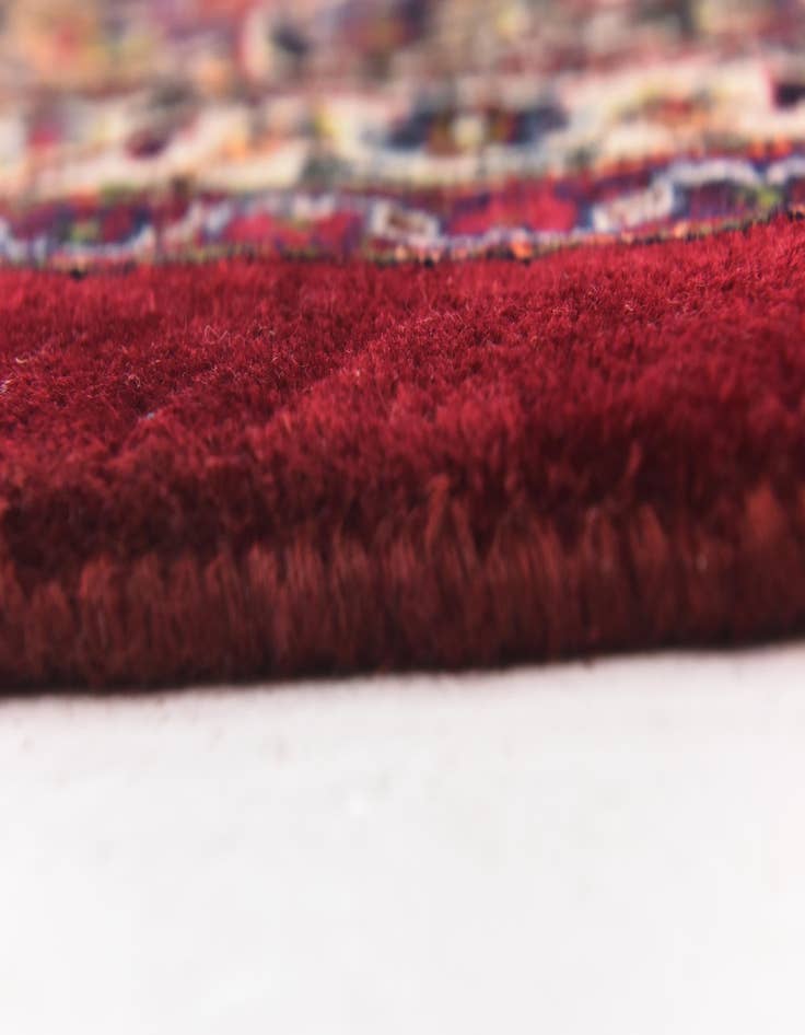 Detail image of  9' 9 x 12' 8  Hand Knotted Mashad Persian Wool Rug