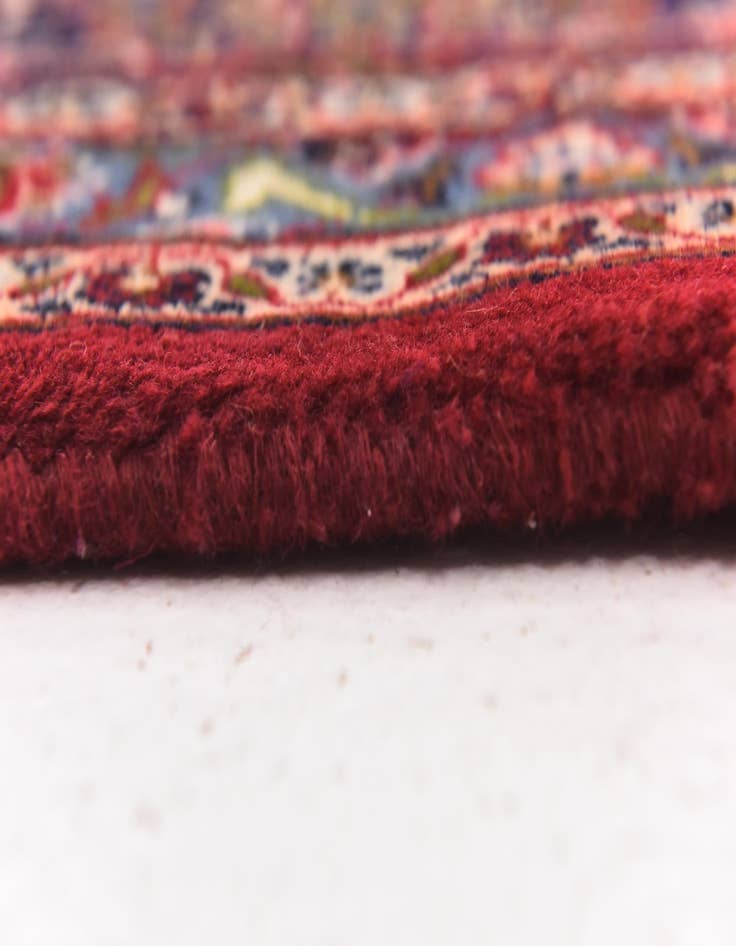 Detail image of  9' 9 x 12' 9  Hand Knotted Mashad Persian Wool Rug