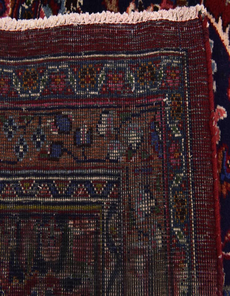 Detail image of  9' 8 x 12' 10  Hand Knotted Mashad Persian Wool Rug