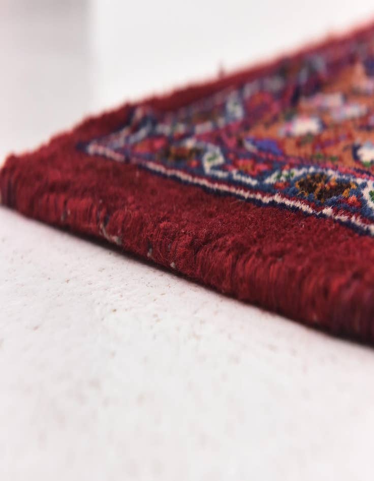 Detail image of  9' 8 x 12' 10  Hand Knotted Mashad Persian Wool Rug