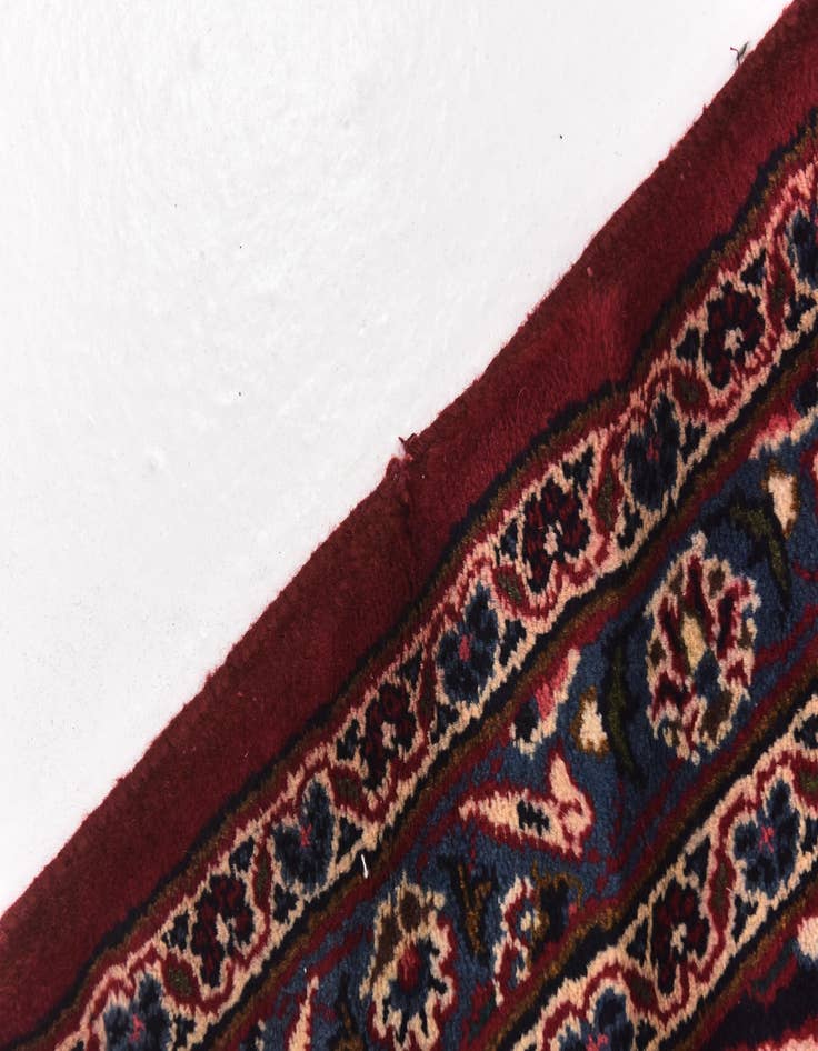 Detail image of  10' x 12' 6  Hand Knotted Mashad Persian Wool Rug