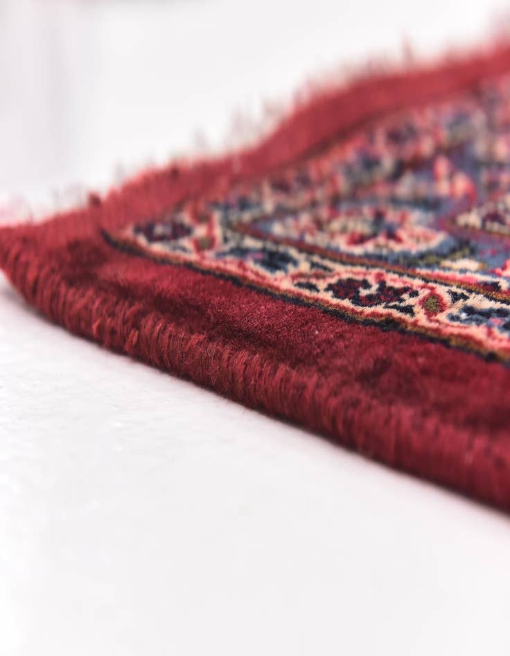 Detail image of  10' x 12' 6  Hand Knotted Mashad Persian Wool Rug