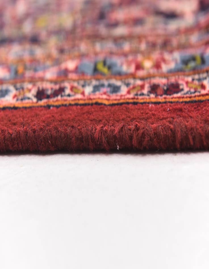 Detail image of  9' 8 x 12' 6  Hand Knotted Mashad Persian Wool Rug