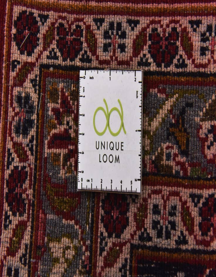 Detail image of  9' 8 x 12' 6  Hand Knotted Mashad Persian Wool Rug