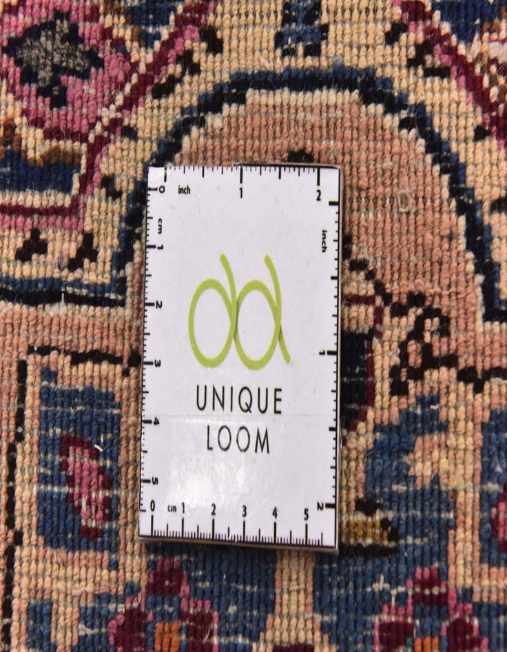 Detail image of 10' x 12' 5 Hand Knotted Mashad Persian Wool Rug