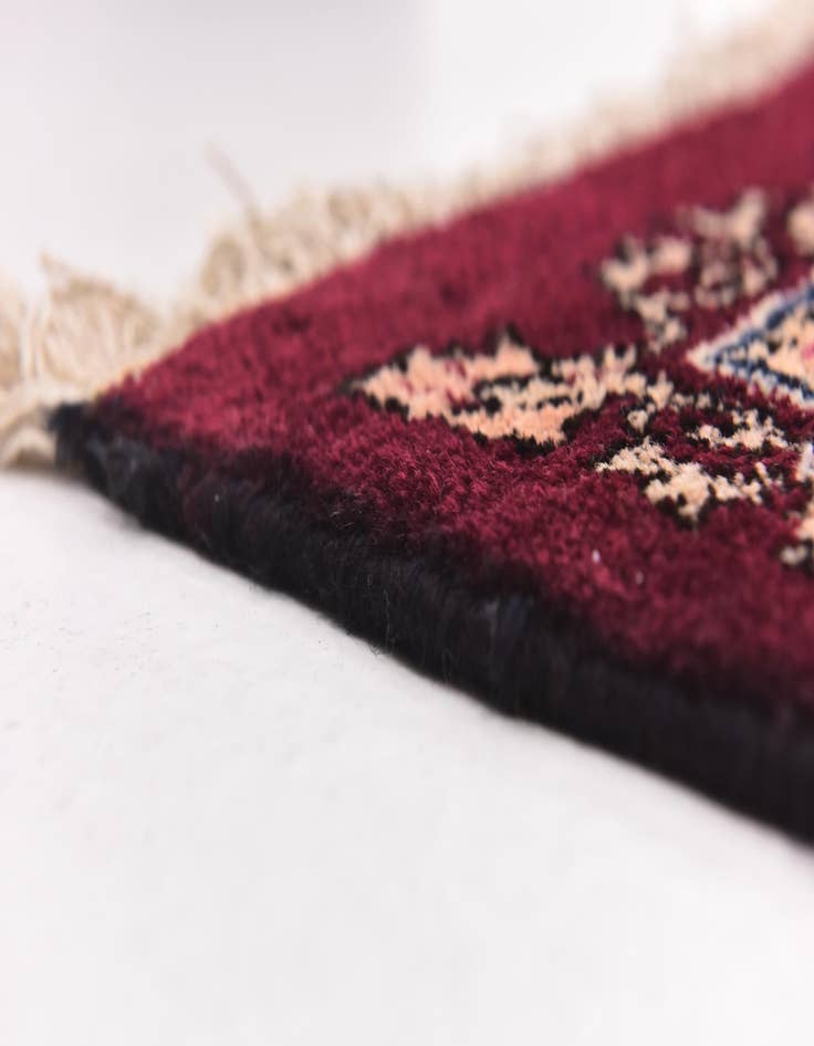 Detail image of 10' x 12' 5 Hand Knotted Mashad Persian Wool Rug