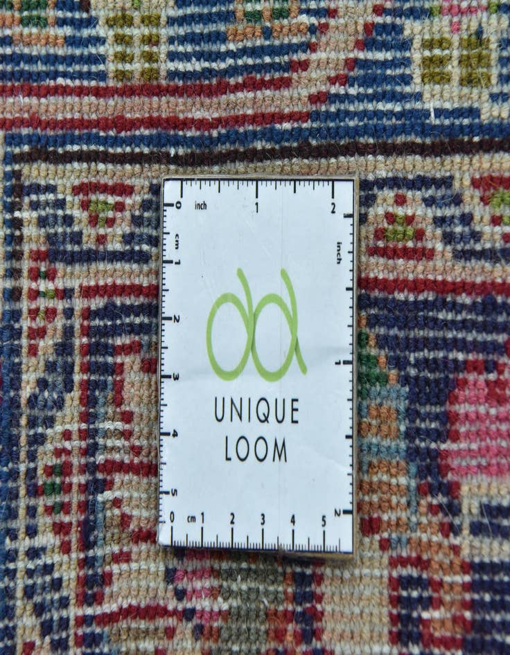 Detail image of  9' 8 x 12' 10  Hand Knotted Mashad Persian Wool Rug