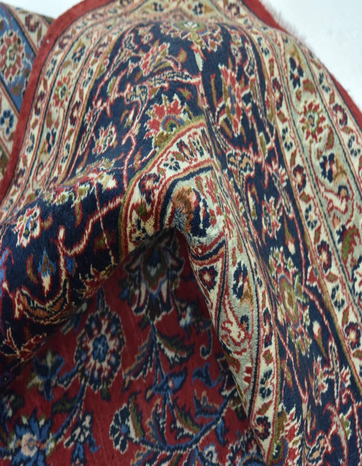 Detail image of  9' 10 x 12' 9  Hand Knotted Mashad Persian Wool Rug