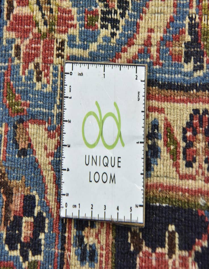 Detail image of  9' 10 x 12' 9  Hand Knotted Mashad Persian Wool Rug