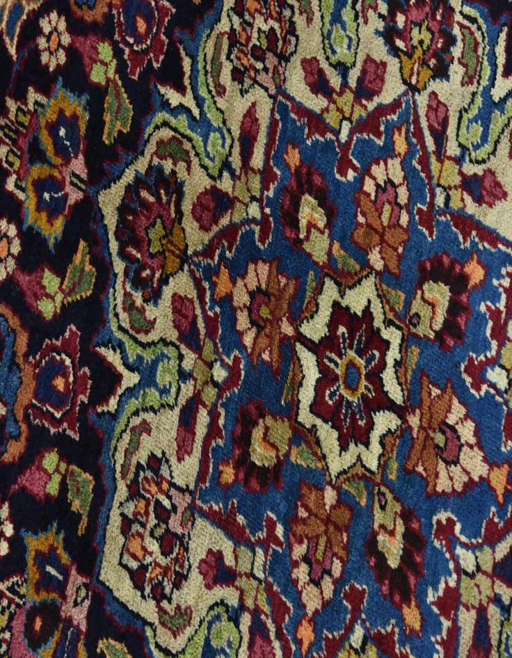 Detail image of  10' x 13'  Hand Knotted Mashad Persian Wool Rug
