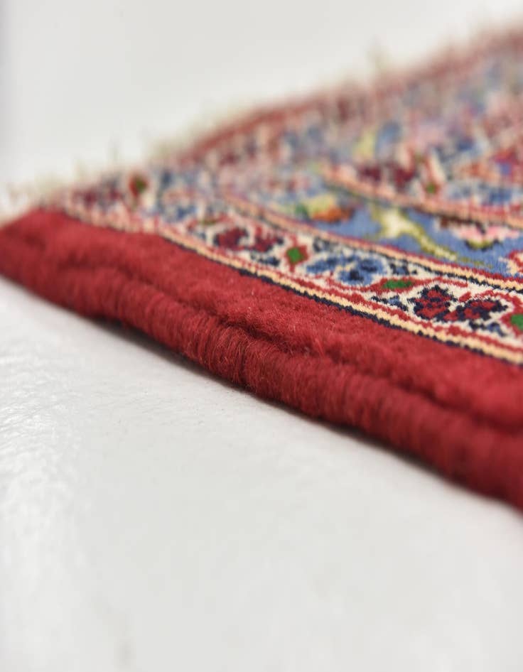 Detail image of  9' 5 x 13' 6  Hand Knotted Mashad Persian Wool Rug