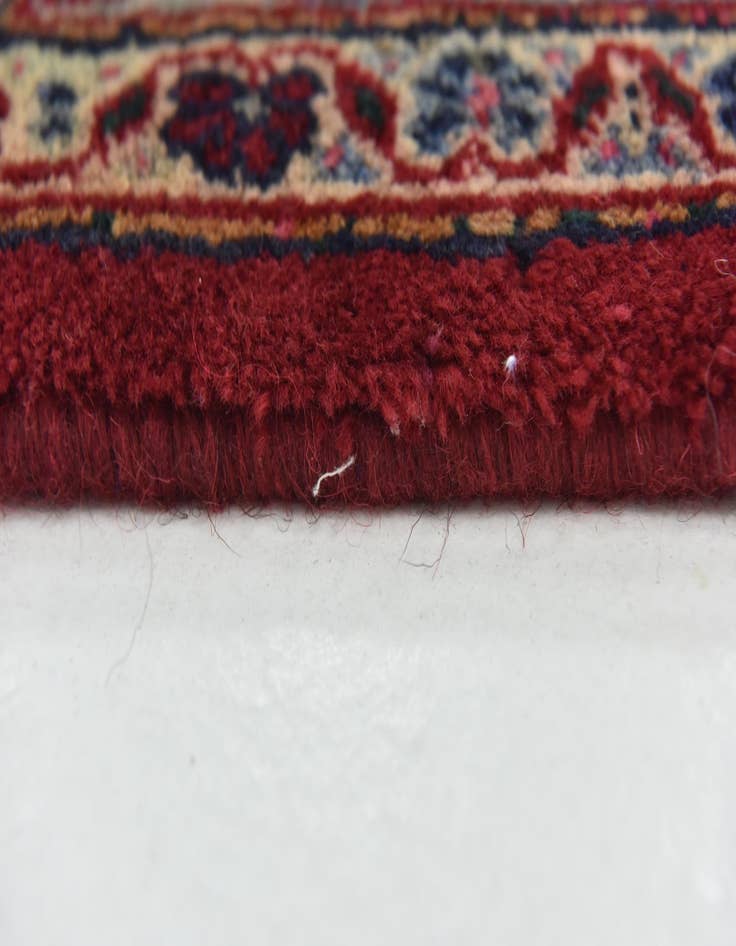 Detail image of  9' 7 x 12' 6  Hand Knotted Mashad Persian Wool Rug