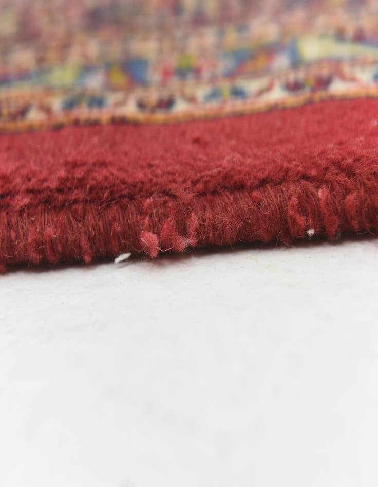 Detail image of  9' 10 x 12' 9  Hand Knotted Mashad Persian Wool Rug