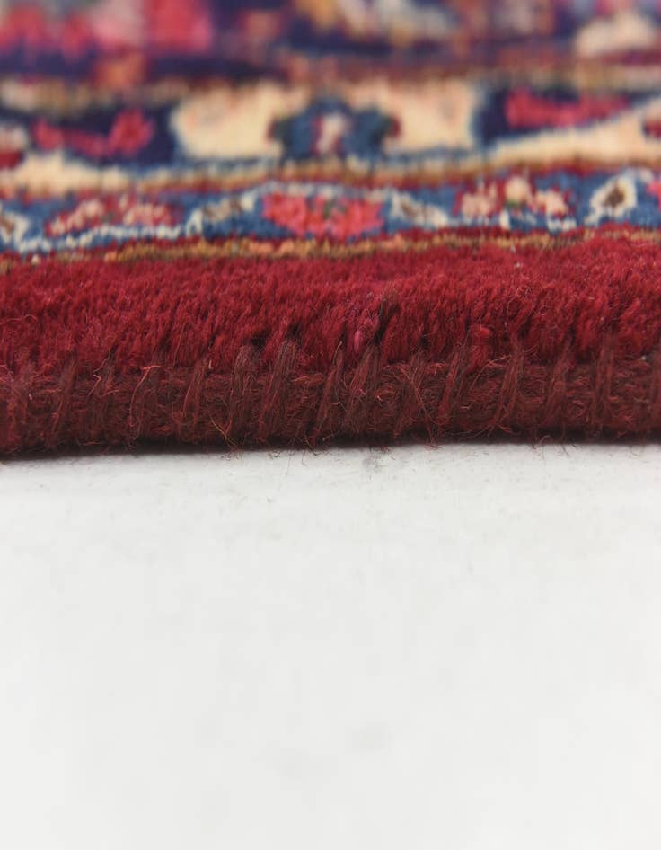 Detail image of  9' 7 x 13'  Hand Knotted Mashad Persian Wool Rug