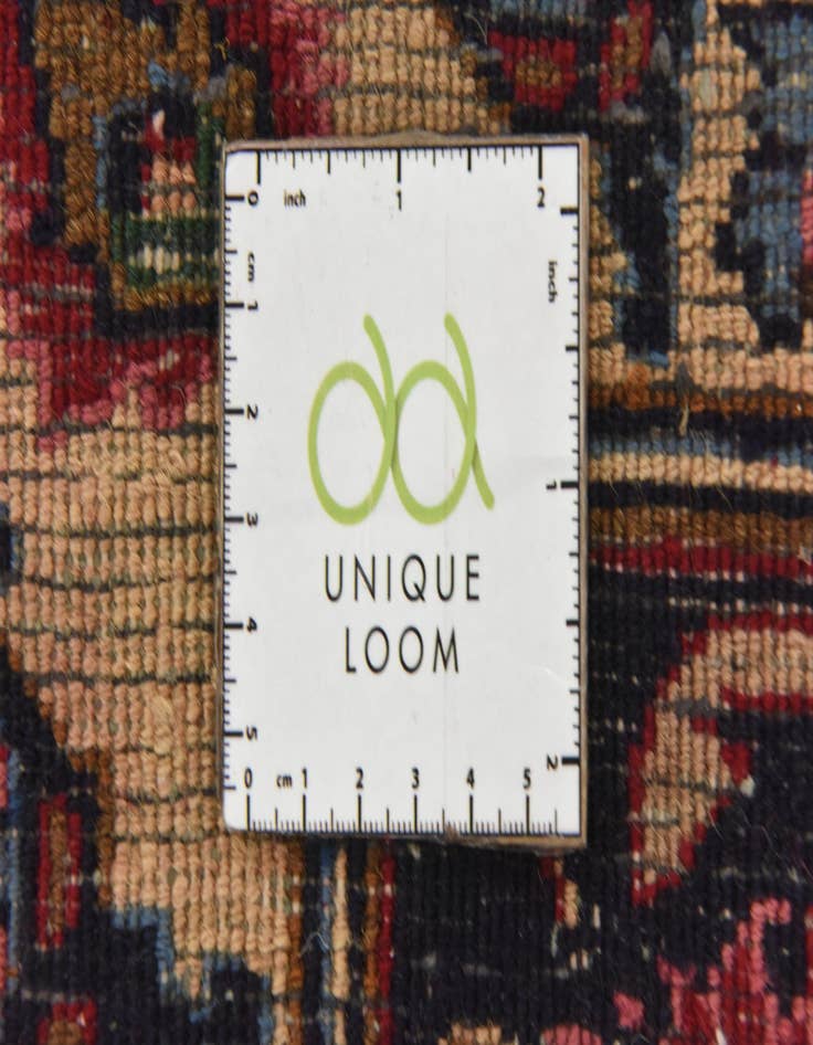 Detail image of  9' 7 x 12' 7  Hand Knotted Mashad Persian Wool Rug