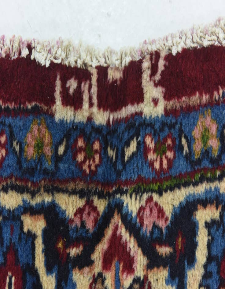 Detail image of  9' 7 x 12' 7  Hand Knotted Mashad Persian Wool Rug