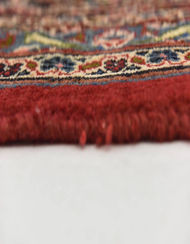 Detail image of  9' 6 x 12' 10  Hand Knotted Mashad Persian Wool Rug