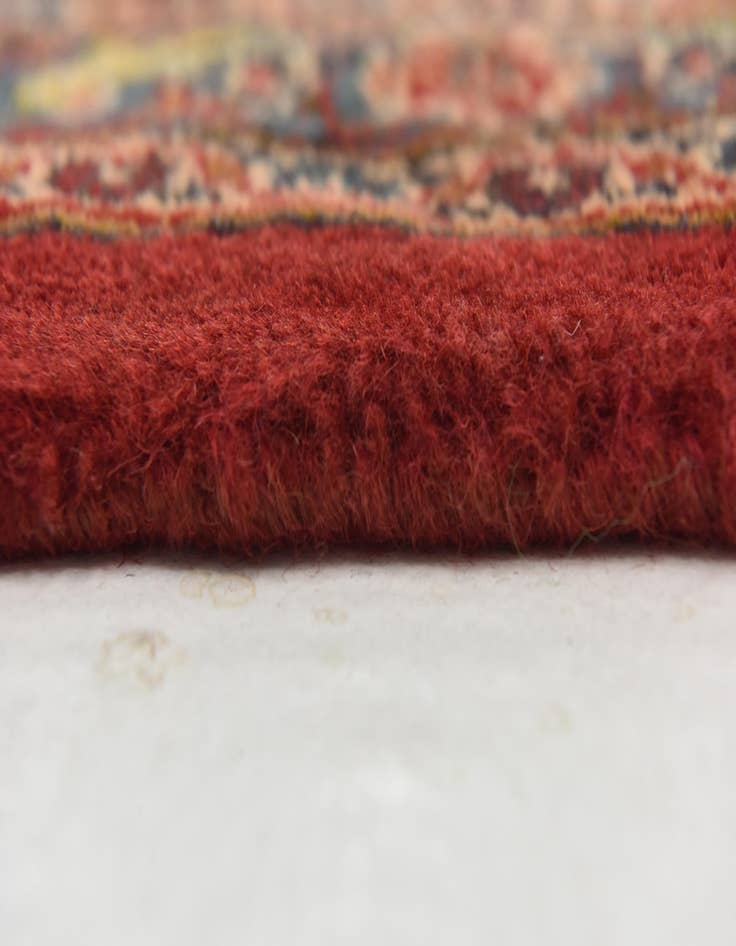 Detail image of  9' 8 x 12' 10  Hand Knotted Mashad Persian Wool Rug