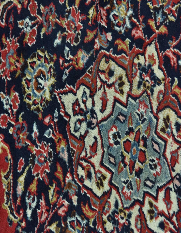 Detail image of  10' x 12' 8  Hand Knotted Mashad Persian Wool Rug