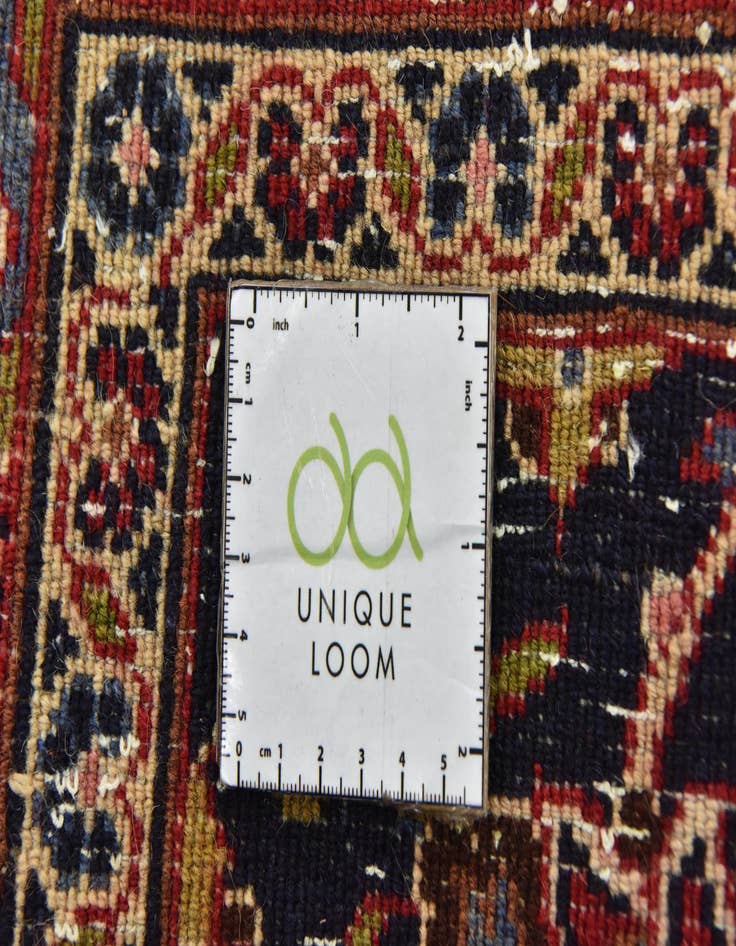 Detail image of  10' x 12' 8  Hand Knotted Mashad Persian Wool Rug