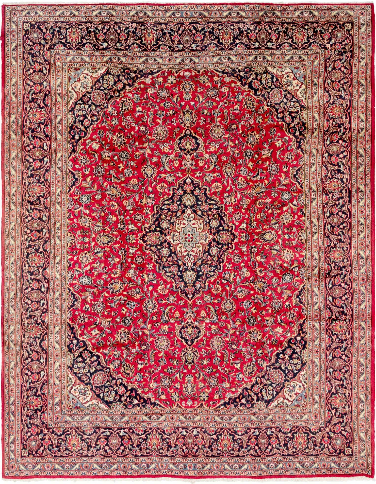 Primary image  10' x 12' 8  Hand Knotted Mashad Persian Wool Rug