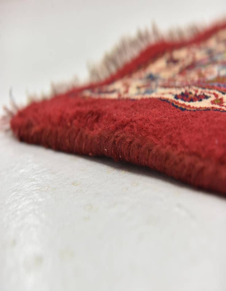 Detail image of  9' 9 x 12' 10  Hand Knotted Mashad Persian Wool Rug